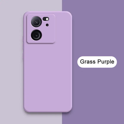 Square Liquid Silicone Back Cover for Xiaomi 13 13T Pro Lite Ultra Camera Protection Soft Waterproof Phone Case Xiaomi13T 13TPro