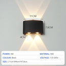 Modern LED Wall Lights Indoor and Outdoor Waterproof Wall Lights Living Room Corridors Courtyard Gardens Outdoor Wall Lights