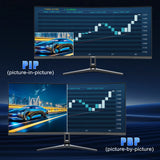 FYHXele 34 inch 99% sRGB Gaming Office Curved Screen 165Hz Refresh Rate 1ms High Reaction Speed Equipped With 3440*1440P Resolution HDMI or DP Interface 21::9 Proportional Screen