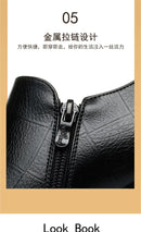 Comfortable Deep Mouth Soft Leather Anti-slip  Shoes Platform Spring 2024 Women's Block Black High Heels Office Mother Shoes