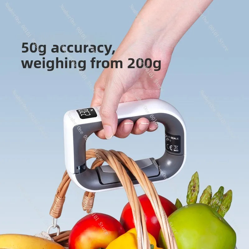 Portable Electronic Scale | High Precision 50kg Express Scale, Small Portable Luggage Weigher