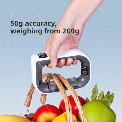 Portable Electronic Scale | High Precision 50kg Express Scale, Small Portable Luggage Weigher