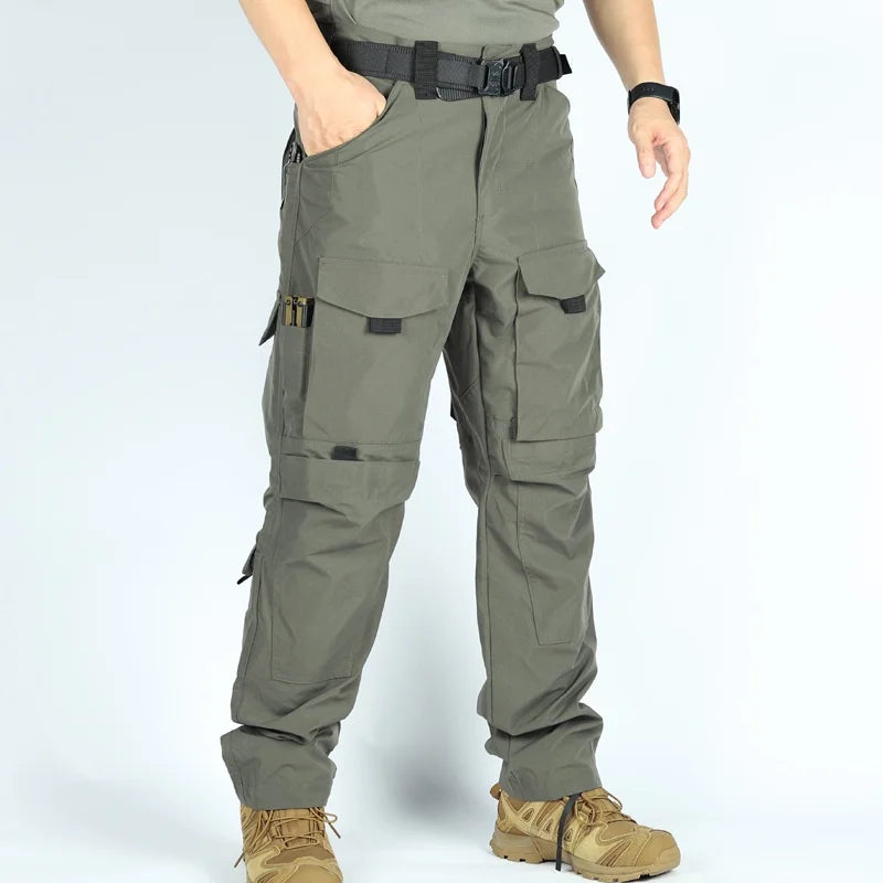 Men's Urban Ops Tactical Cargo Pants Work Casual Water Resistant Hiking Climbing Pants for Men Combat Trousers Army Combat Pants