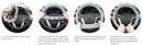 Elastic Elastic Steering Wheel Cover, Warm in Winter, Cool in Summer, Universal 15 Inches (About 38.1 Cm), Microfiber Breathable