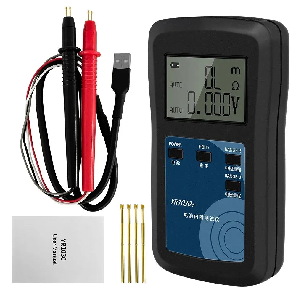 4-Wire YR1030+/YR1035+ High Precision Fast Lithium Battery Internal Resistance Test Instrument 100V Electric Vehicle Group 18650
