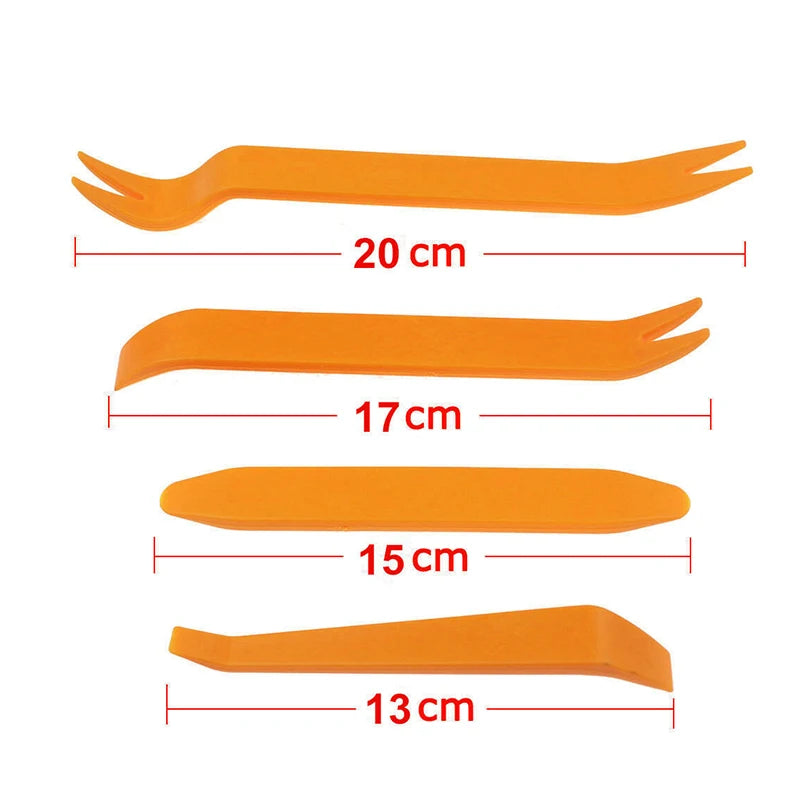 Best 4PC Car Audio Removal Auto Repair Disassembled Tool Audio Door Clip Panel Trim Dash Automobile Removal Interior Disassembly