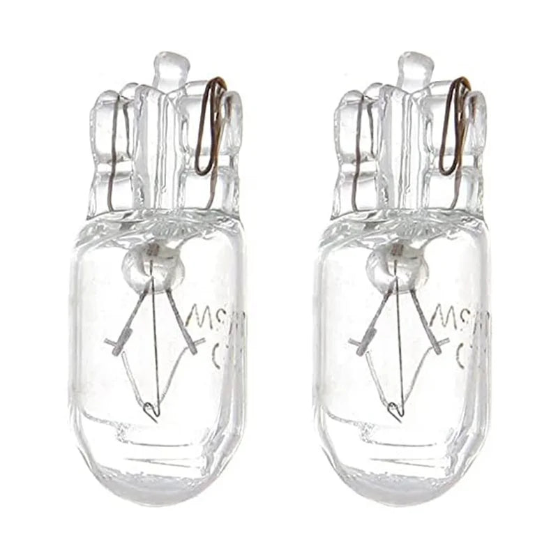 10 Pcs Warm White Auto Halogen Lamp T10 W5W 194 158 12V 5W  Marker Wedge License PlateLight Bulb Instrument Light