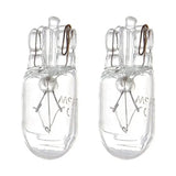 10 Pcs Warm White Auto Halogen Lamp T10 W5W 194 158 12V 5W  Marker Wedge License PlateLight Bulb Instrument Light