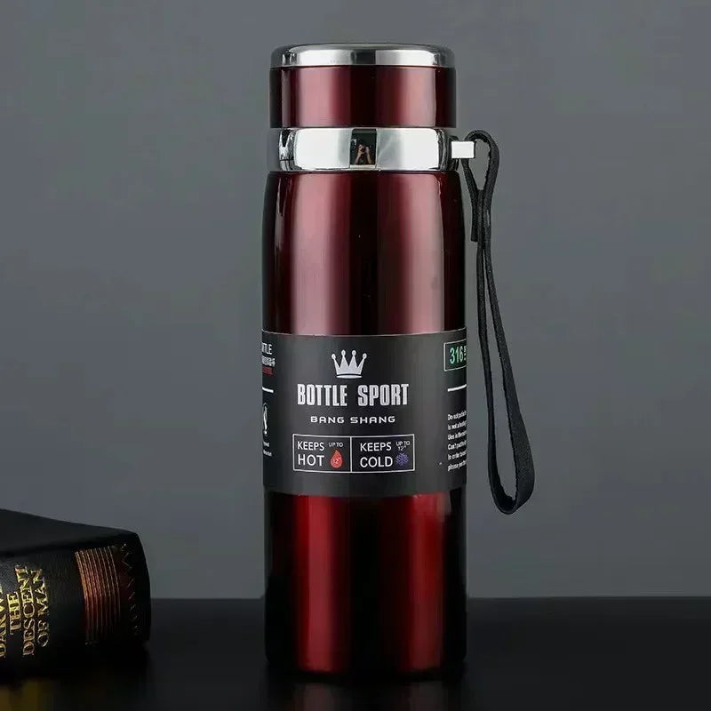 1L Thermal Water Bottle Keep Cold and Hot Water Bottle Thermos for Coffee Tea Vacuum Flasks Stainless Steel Thermos Bottle