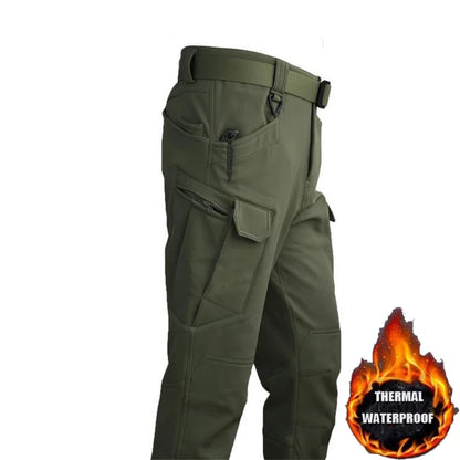 Chaquetas SoftShell de invierno para hombre, pantalones tácticos, para acampar, senderismo, caza, pesca, sudaderas de forro polar, abrigos, tallas S-5XL, pantalones cargo para exteriores.