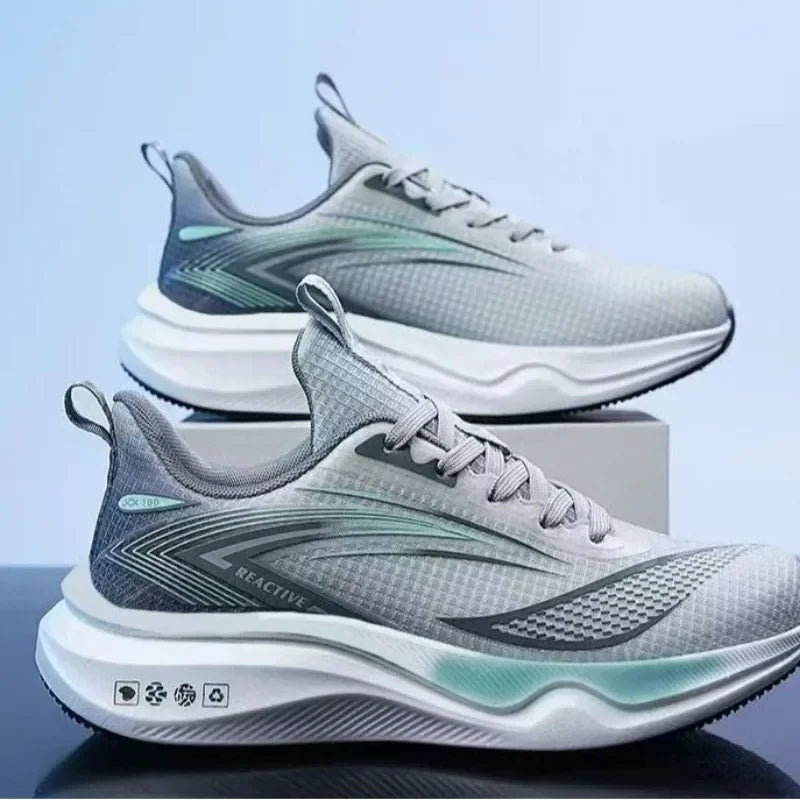 New Running Shoes Summer Tenis Masculino New Fitness Test Middle School Students Bounce Cushioning Sneakers Men's Shoes
