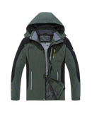 Men's Waterproof Hiking Jacket Large Size Windproof Windbreaker Camping Hunting Running Trekking Fishing Coat Men Outdoor