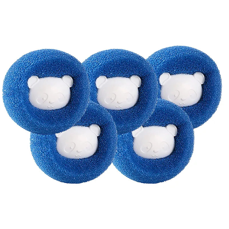 Reutilizável Pet Cabelo Removedor, Bola Lavanderia, Máquina de Lavar Filtro, Lã Adesivo, Pele de Gato, Lint Catcher, Casa, 1-5pcs