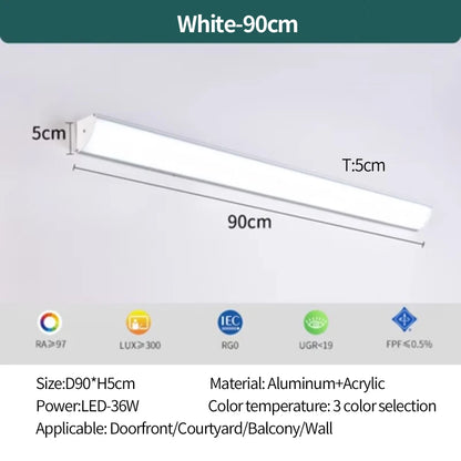 Outdoor wall lamp waterproof and rust proof hallway stairs garden walls balcony doors LED lights modern wall lights