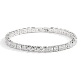 Real 3MM D VVS Moissanite Tennis Bracelet Passes Diamond Sparkling Test Solid S925 Jewelry Wedding Women Gift