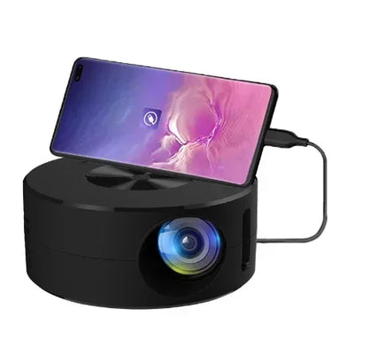 YT200 Smart Projector LED HD TV Video Projetor for 4K 1500 Lumens Android Same Screen Home Cinema Outdoor Portable Projetor