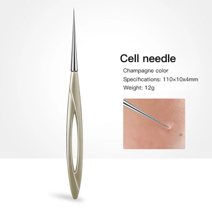 Acne Needle Blackhead Clip Remover Extraction Popper Pore Black Head Cleaner Face Skin Care Deep Cleansing Needle Tool
