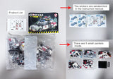 Mini Ghost Racing Car Building Blocks 562PCS MOC Model Car Bricks DIY Assembly Toy Kids Adults Halloween Christmas Birthday Gift
