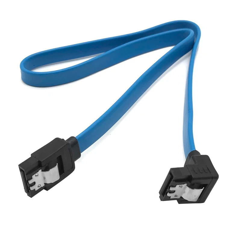 Cable de datos serial para disco duro de estado sólido Sata 3.0 de 40/50 cm, 6 Gb/s, multiespecificación, flexible, de transmisión rápida.