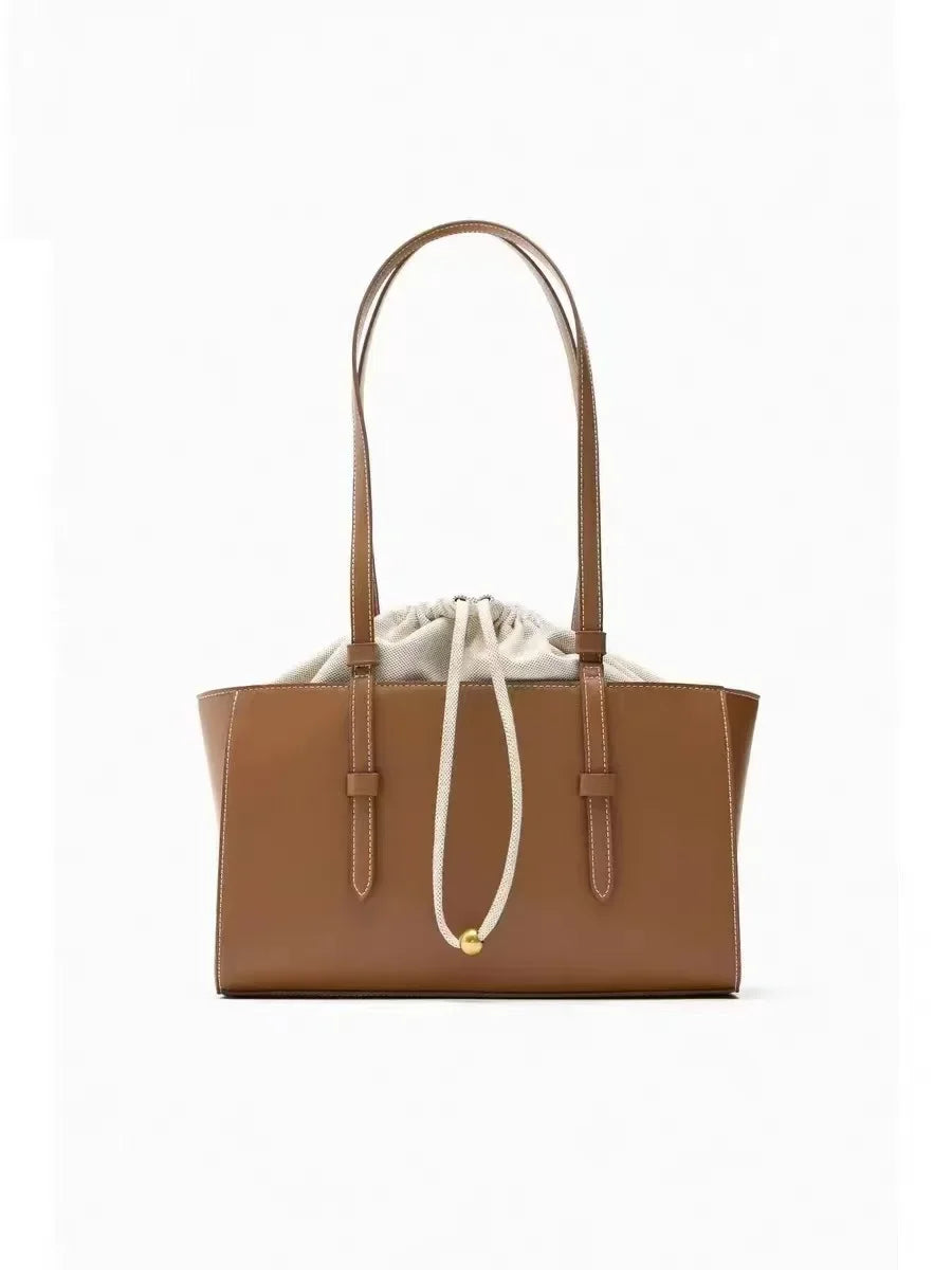 2024 New Fashionable Versatile Large Capacity City Drawstring Handbag Women's Shoulder Bag Crossbody Bag Motorcycle Equipment Ac