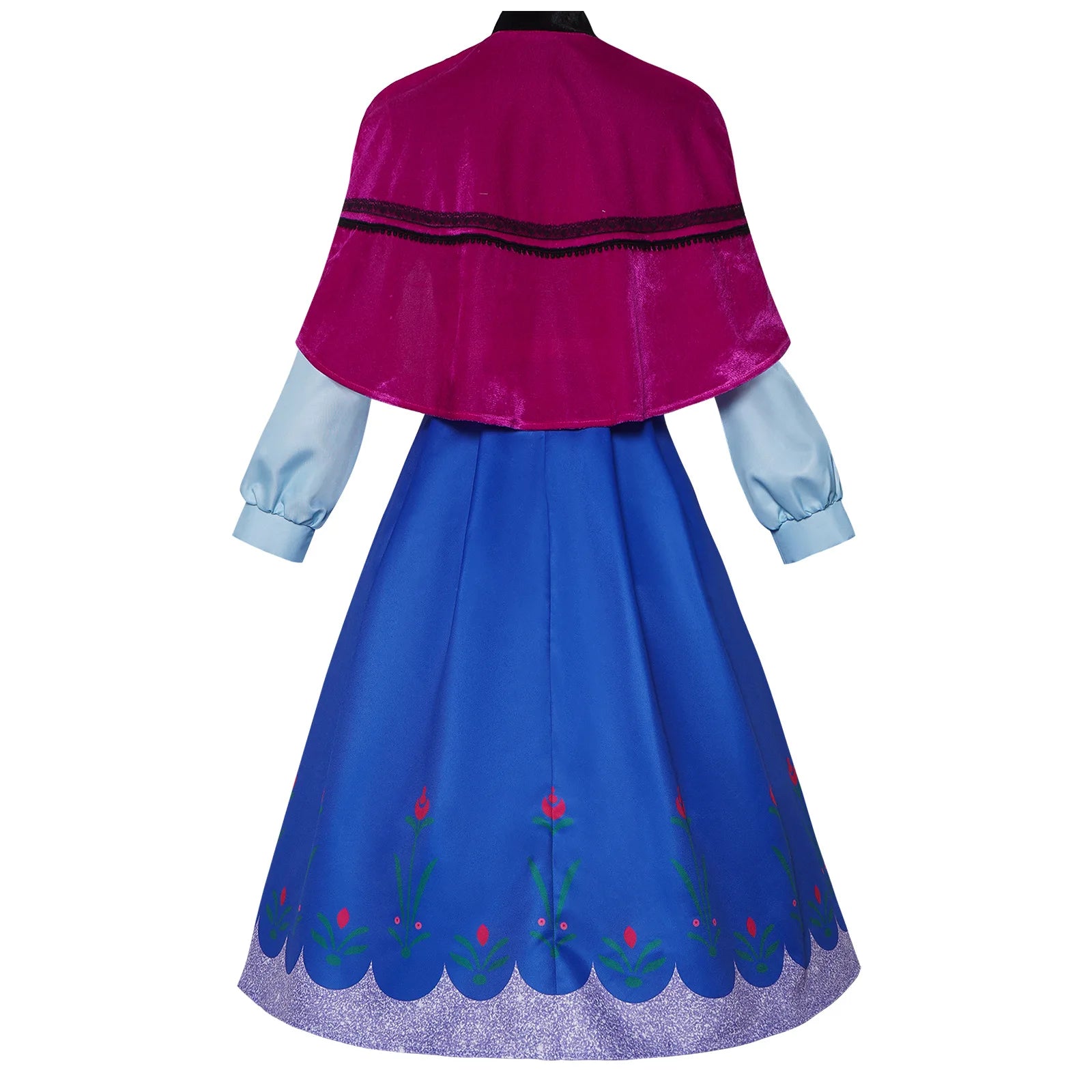 Movie Princess Rapunzel Dress Cosplay Costume Anna Dresses Outfit Suit Halloween Carnival Costume For Adult Women Girls