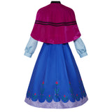 Movie Princess Rapunzel Dress Cosplay Costume Anna Dresses Outfit Suit Halloween Carnival Costume For Adult Women Girls