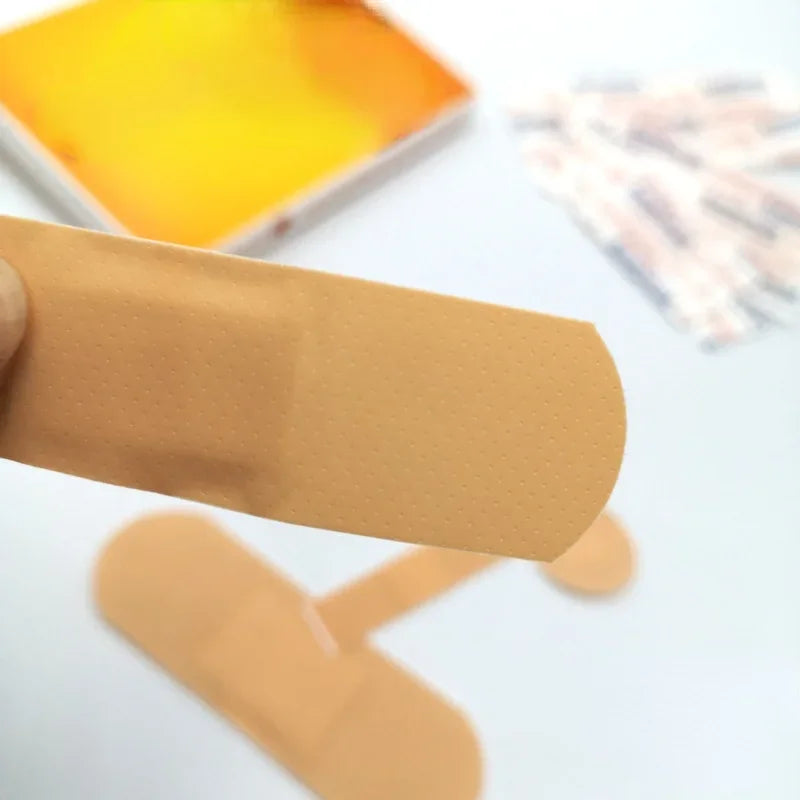 100pcs/set Waterproof Breathable Adhesive Plaster Hemostasis Wound Sticker Dressing Band Aid for Children