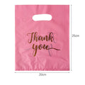 Thank You Plastic Gift Bags, Wedding, Birthday, Guest, Gift Wrap, Small Business, Candy, Pastry Store Packaging, 100 Pcs, 50 Pcs, 10Pcs 