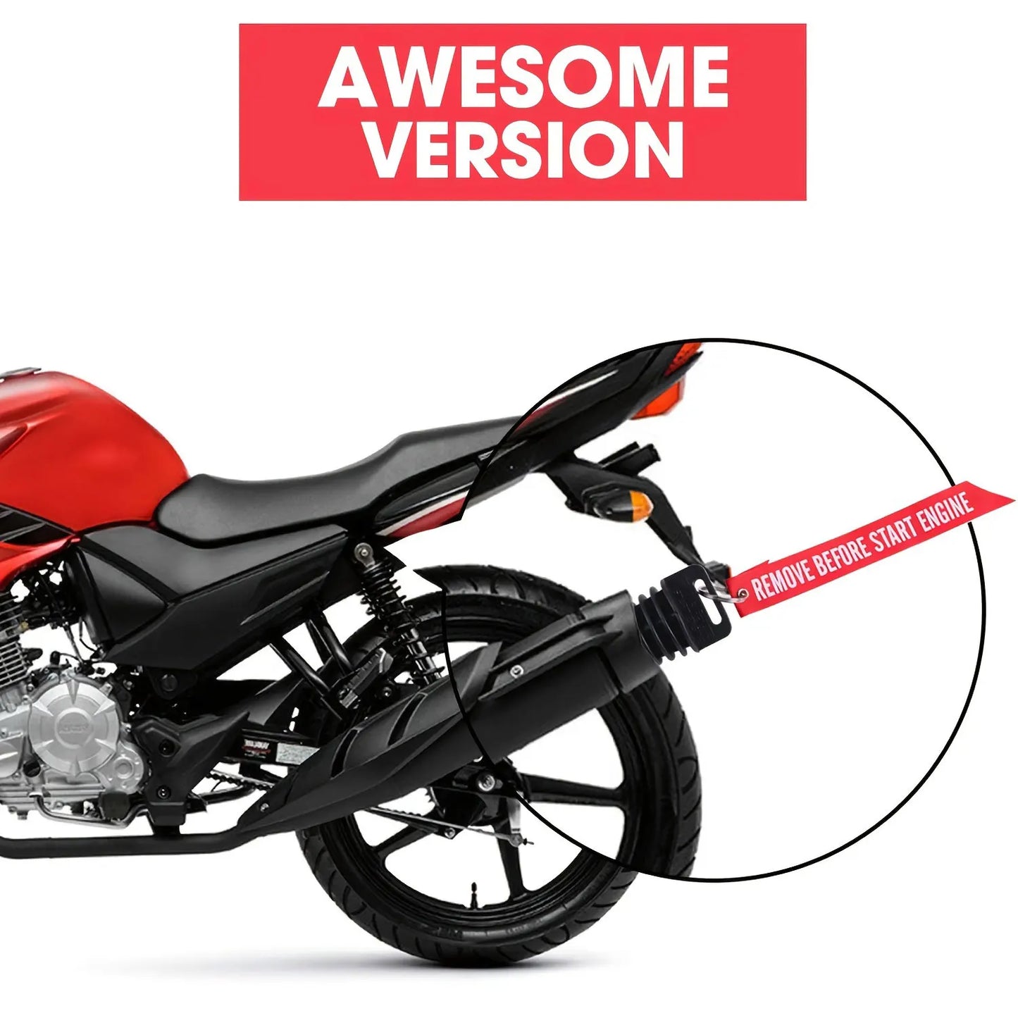 Motocicleta Escape Tubo Wash Plug Motocross Rubber Tailpipe, Air Bleeder Silencer, Pipe Protector, 1.07 " - 1.85"