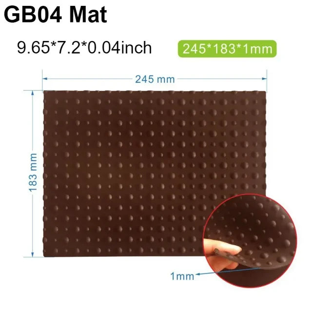 Molde de silicona suizo para tartas, molde para troncos de Navidad, molde grande para buche, tapete para fondant, moldes para impresión de encaje 