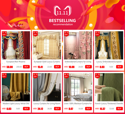 French Chenille Cream White Velvet Curtain Modern Simple Blackout Curtains for Living Dining room Bedroom Tulle Customization