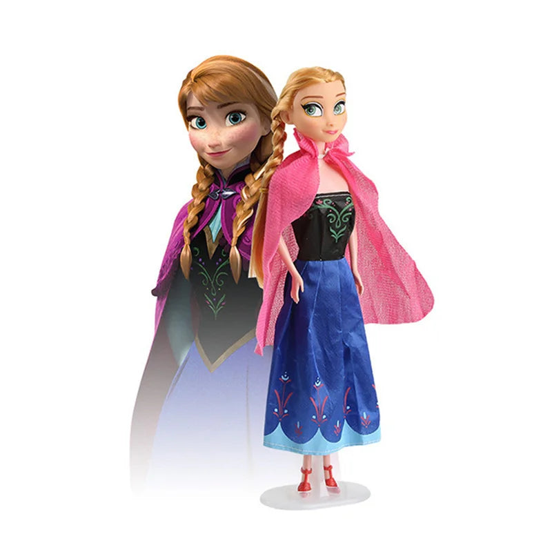 8 Styles Disney Frozen 2 Doll Girls Toys Princess Anna And Elsa Figure Dolls Movable Joints Children Christmas Gift 30cm