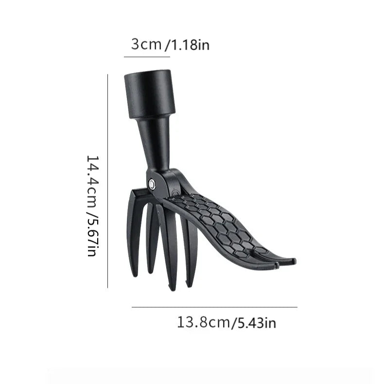 Stand Up Weed Puller Tool with Screw Holes Portable Weeding Head Replacement Gardening Digging Weeder Removal Accessory