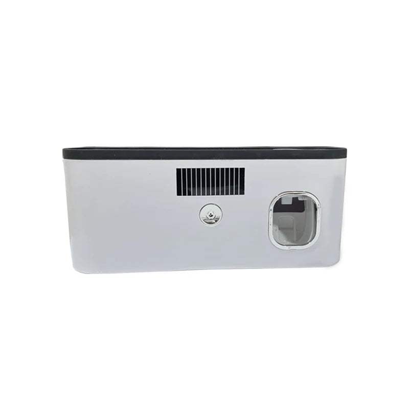 1 Intelligent Toothbrush Sterilizer, Wall Mounted Toothbrush Holder with Toothpaste Dispenser, Toothbrush Disinfection Device