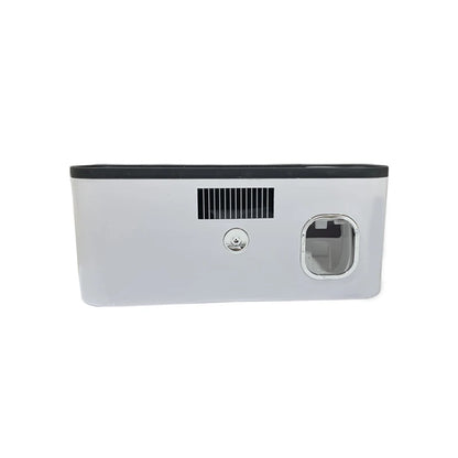 1 Intelligent Toothbrush Sterilizer, Wall Mounted Toothbrush Holder with Toothpaste Dispenser, Toothbrush Disinfection Device