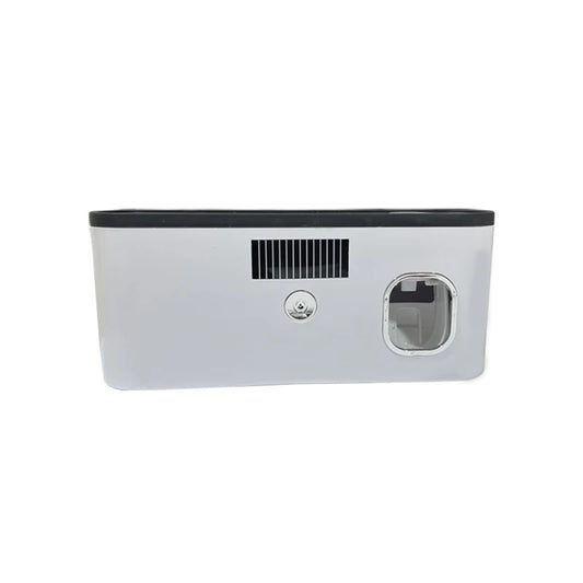 1 Intelligent Toothbrush Sterilizer, Wall Mounted Toothbrush Holder with Toothpaste Dispenser, Toothbrush Disinfection Device