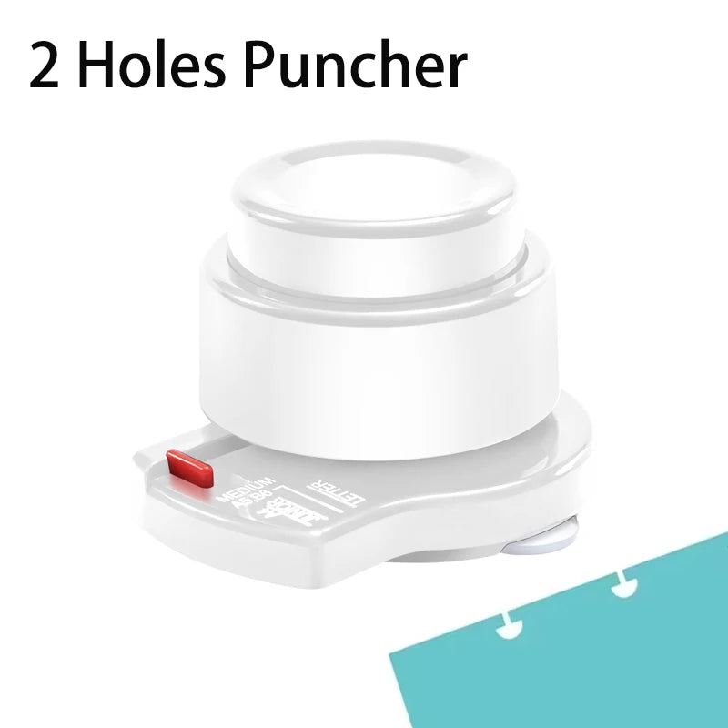 Fromthenon Mushroom Disc Hole Punch 2/4/11 Holes Puncher for A4 B5 A5 Discbound Letter Junior Notebook Planner Stationery