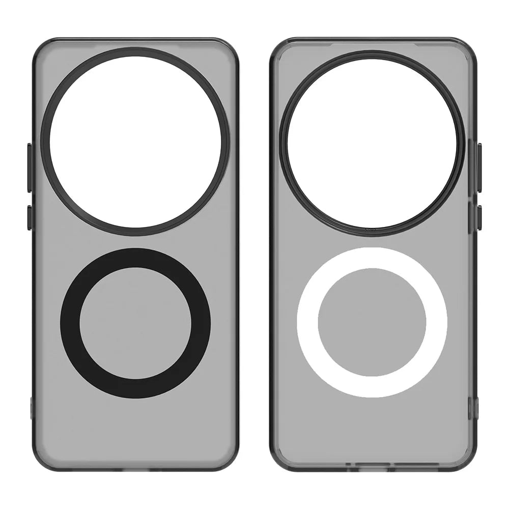 Matte Clear Magnetic Wireless Charge Magsafe Case For Xiaomi 15 Ultra 14T Pro Civi4 Military Armor Shockproof Candy Color Cover