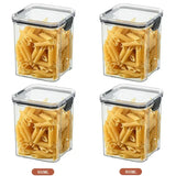 460-1800ml Sets Kitchen Stackable Sealed Jar Plastic Food Storage Box Multigrain Tank Bottle Dried Fruit Tea Storage Containers