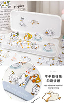 Etori Life46pcs/pack Good Life Duck Album decorative stickers Self-adhesive stickers for DIY student stationery notebook diary