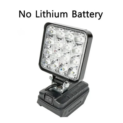 Luz LED para batería Makita de 4 pulgadas, foco portátil inalámbrico para trabajo al aire libre, pesca, herramienta de emergencia de mano 