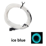 10/5/3/2/1M Glow EL Wire Neon Cable Christmas Dance Party DIY Costumes USB Switch Light Battery Voice control Lamp LED Mask Ball
