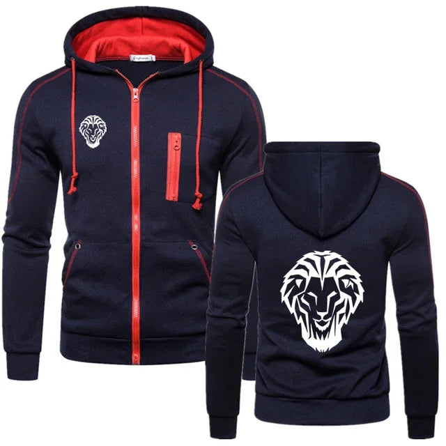 Leon Athletic Club de Bilbao Men's New Spring Autumn Clothing Fashion Zipper Casual Slim  Sweatshirt Cardigan Top Clothing