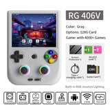 ANBERNIC RG406V Retro Handheld Game Console 4" IPS Multi-touch Screen Android 3D Hall Joystick 5500mAh Video Player 1080p DP Out