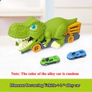 New Dinosaur Toy Play Vehicle Game For Boy Car Carrier Truck Children Montessori Gift Kid Racing Track with Children Mini Car