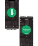 H4 Tuya Electronic Lock Wifi Smart Door Lock Fingerprint Lock Password IC Card Key USB Charge For Smart Home