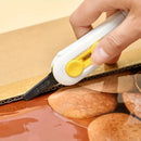 1pc, magnetic mini box cutter Portable box cutter Letter opener and paper cutter Retractable blade Durable ABS material mini box