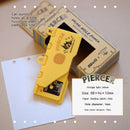 3-Hole 4mm Card Hole Punch Limited Edition Loose Leaf Notebook M5/A7 Portable Binder Punching Machine Office Supplies For 1paper