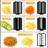 1000W Electric Vegetable Chopper Cutter 5-in-1 Stainless Steel Food Processor Kitchen Mixer Multifunctional Potato Slicer 220V
