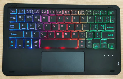 Bluetooth Keyboard Case For Xiaomi Pad 7 7 Pro 11.2 Trackpad Tablet Case Russian Arabic Hebrew Spanish Korean French Keyboard